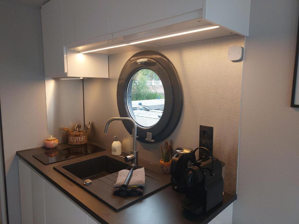 Luxury Houseboat In Volendam Marina酒店 外观 照片